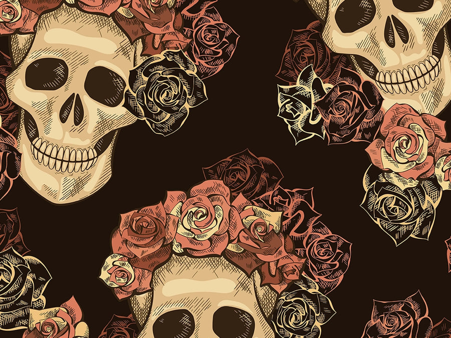 Black Crown Halloween Vinyl Wrap Pattern~Rwraps Series 914 Digitally Printed Vinyl Wrap~0