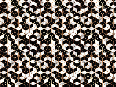 Black Cubes Tile Vinyl Wrap Pattern~Rwraps Series 914 Digitally Printed Vinyl Wrap~0