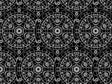 Black Cylindrical Mandala Vinyl Wrap Pattern~Rwraps Series 914 Digitally Printed Vinyl Wrap~0
