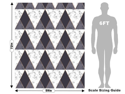 Black Diamond Tile Vehicle Wrap Scale~Rwraps Series 914 Black Diamond Tile Measurements~2