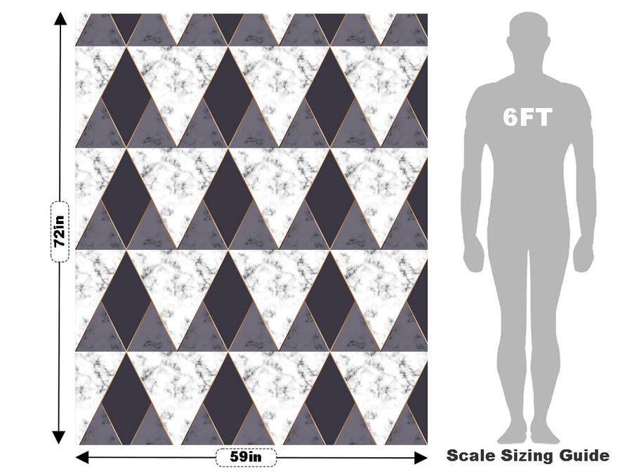 Black Diamond Tile Vehicle Wrap Scale~Rwraps Series 914 Black Diamond Tile Measurements~2