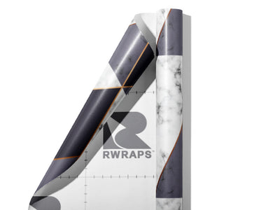 Black Diamond Tile Wrap Film Sheets~Rwraps Series 914 Black Diamond Tile Scrolled Sheet~4
