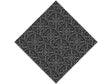 Black Geometric Mandala Vinyl Wrap Pattern