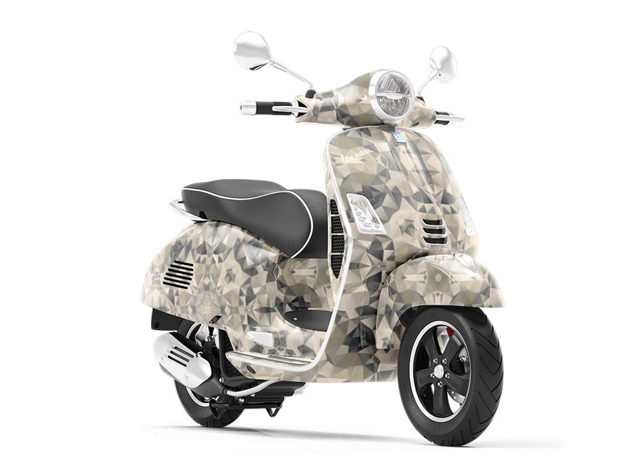 Black Heart Tile Vespa Scooter Wrap Film