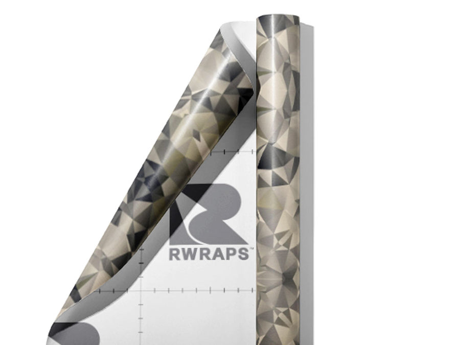 Black Heart Tile Wrap Film Sheets~Rwraps Series 914 Black Heart Tile Scrolled Sheet~4
