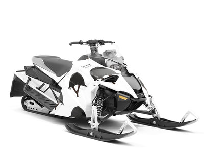 Black Helmet Sport Custom Wrapped Snowmobile