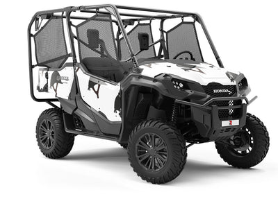Black Helmet Sport Utility Vehicle Vinyl Wrap