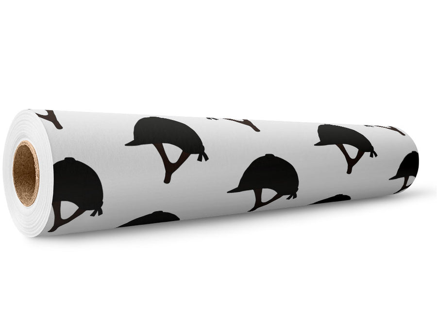 Black Helmet Sport Wrap Film Wholesale Roll~Rwraps Series 914 Digitally Printed Vinyl Roll~5