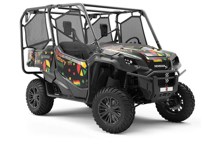 Black History Americana Utility Vehicle Vinyl Wrap