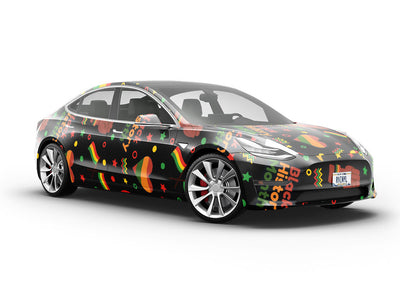 Black History Americana Vehicle Vinyl Wrap