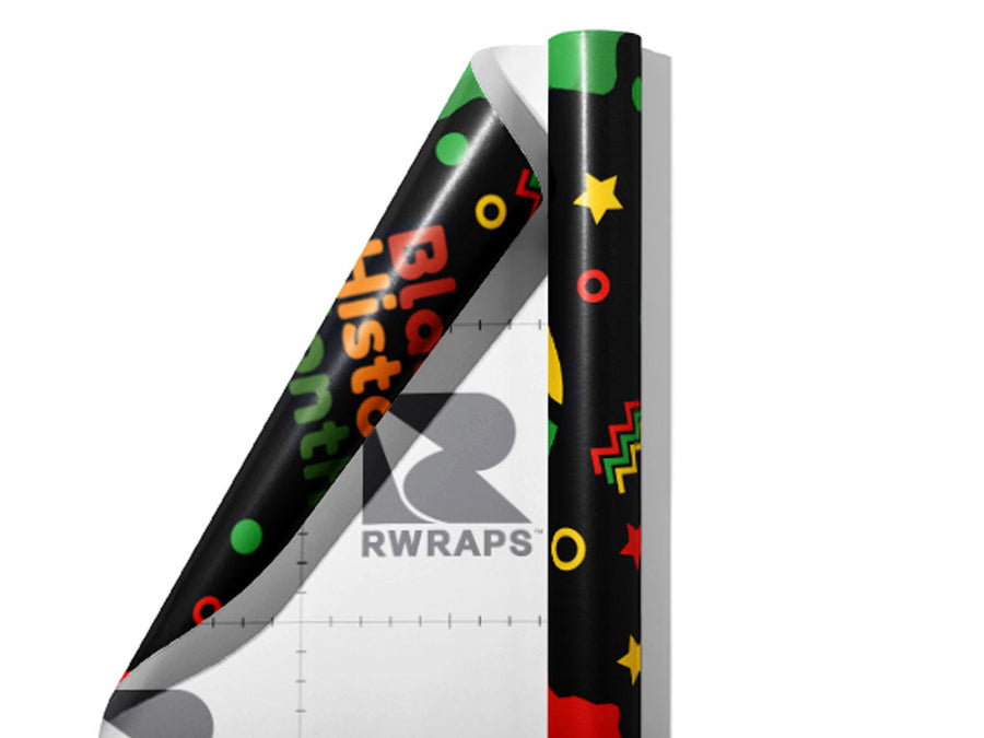 Black History Americana Wrap Film Sheets~Rwraps Series 914 Black History Americana Scrolled Sheet~4
