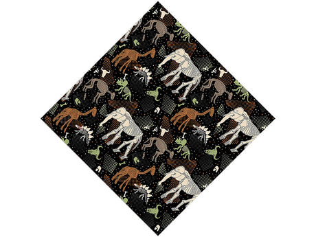 Black Ice Dinosaur Vinyl Wrap Pattern