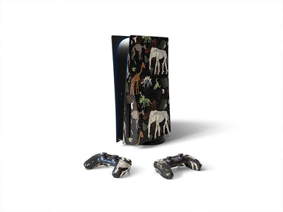 black ice dinosaur Sony PS5 DIY Skin