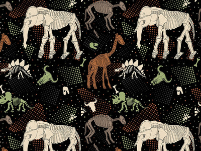 Black Ice Dinosaur Vinyl Wrap Pattern~Rwraps Series 914 Digitally Printed Vinyl Wrap~0