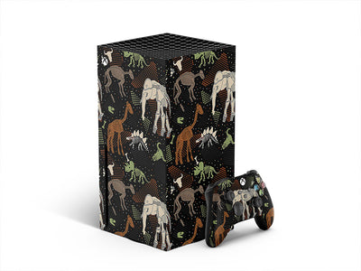 black ice dinosaur XBOX DIY Decal