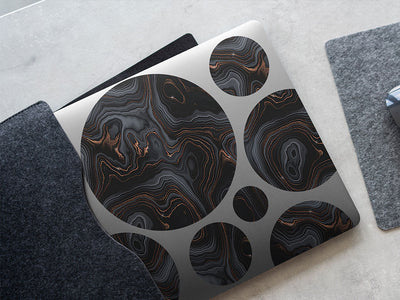 black ice gemstone films DIY Laptop Stickers