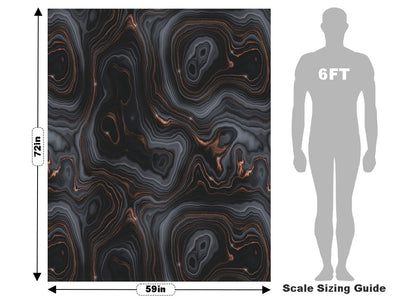 Black Ice Gemstone Vehicle Wrap Scale~Rwraps Series 914 Black Ice Gemstone Measurements~1