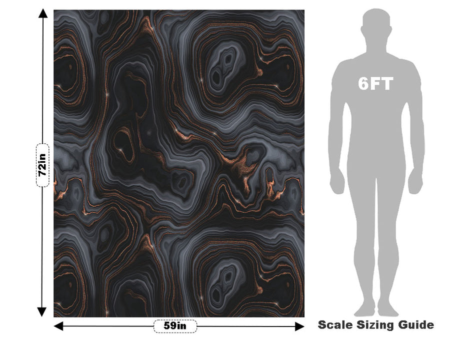 Black Ice Gemstone Vehicle Wrap Scale~Rwraps Series 914 Black Ice Gemstone Measurements~1