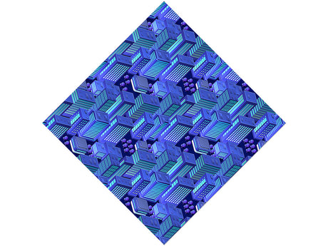 Black Light Cityscape Vinyl Wrap Pattern