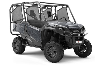 Black Marmo Granite Utility Vehicle Vinyl Wrap