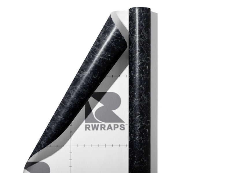 Black Marmo Granite Wrap Film Sheets~Rwraps Series 914 Black Marmo Granite Scrolled Sheet~3