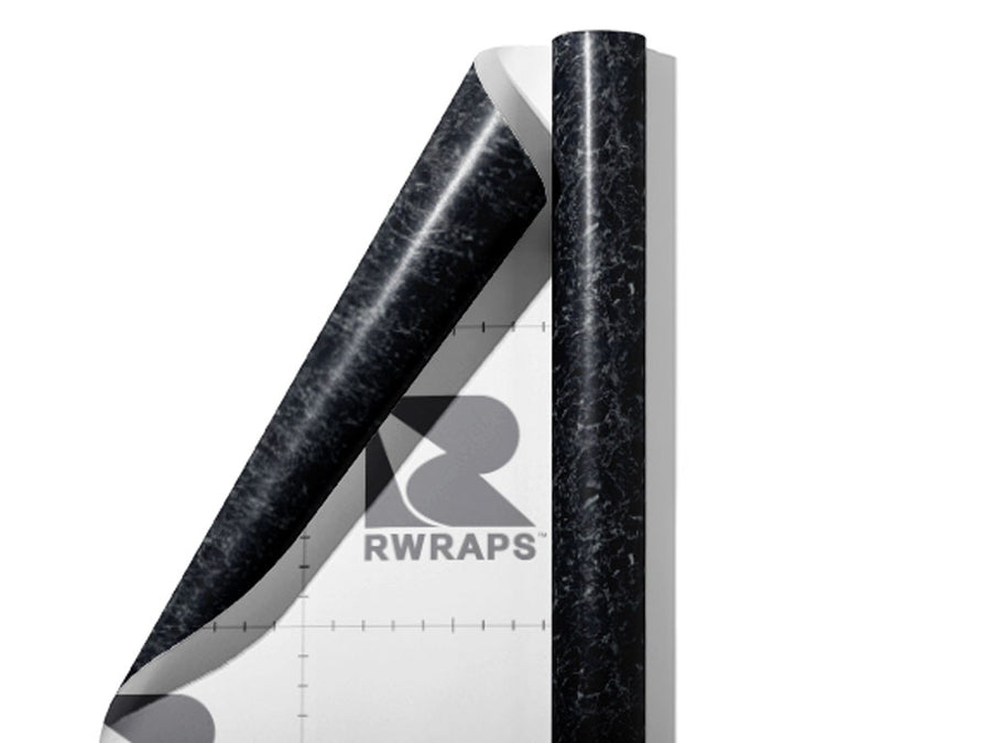Black Marmo Granite Wrap Film Sheets~Rwraps Series 914 Black Marmo Granite Scrolled Sheet~3
