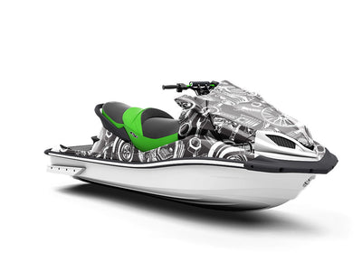 Black Motor Cars Jet Ski Vinyl Customized Wrap