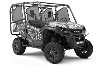 Black Motor Cars Utility Vehicle Vinyl Wrap
