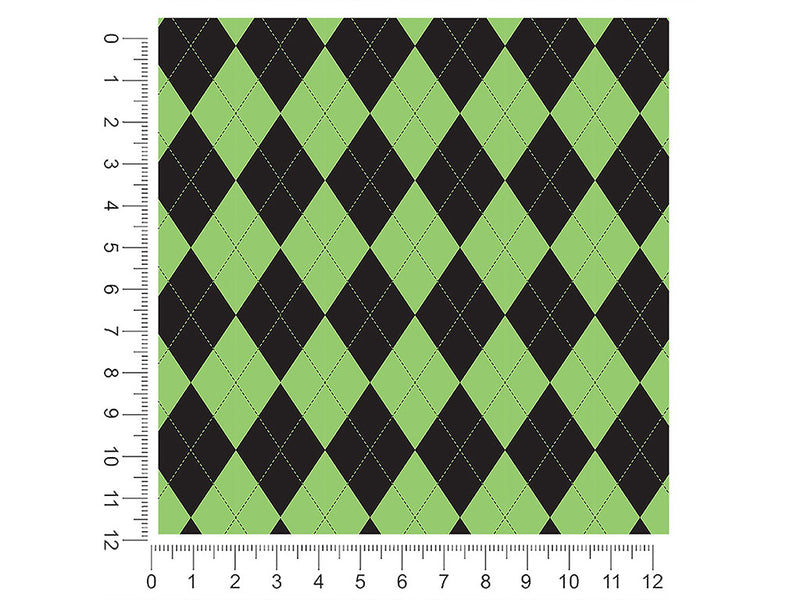 black olive argyle 1ft x 1ft Craft Sheets