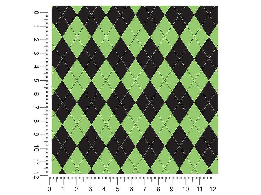 black olive argyle 1ft x 1ft Craft Sheets