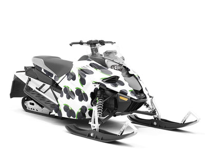 Black Olives Greco Roman Custom Wrapped Snowmobile