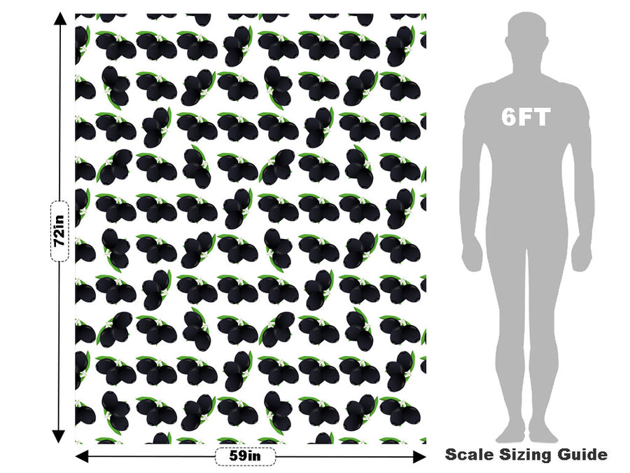 Black Olives Greco Roman Vehicle Wrap Scale~Rwraps Series 914 Black Olives Greco Roman Measurements~1