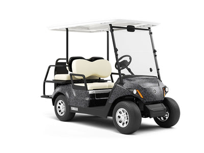 Black Panther Wrapped Golf Cart