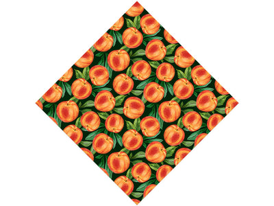 Black Peachy Keen Fruit Vinyl Wrap Pattern