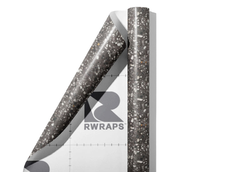 Black Pearl Granite Wrap Film Sheets~Rwraps Series 914 Black Pearl Granite Scrolled Sheet~3