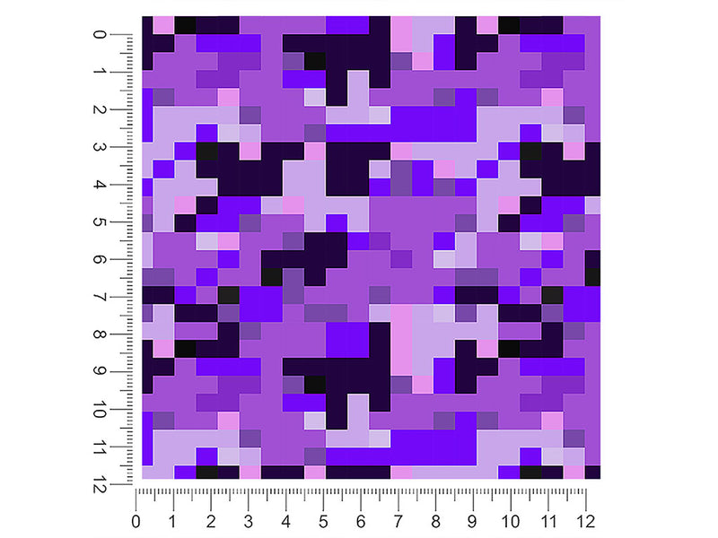 black rain pixel 1ft x 1ft Craft Sheets