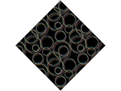 Black Rainbow Abstract Vinyl Wrap Pattern