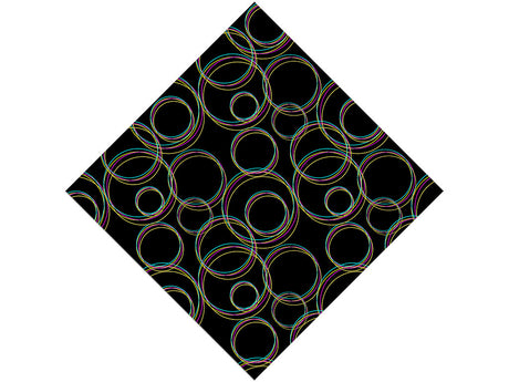 Black Rainbow Abstract Vinyl Wrap Pattern