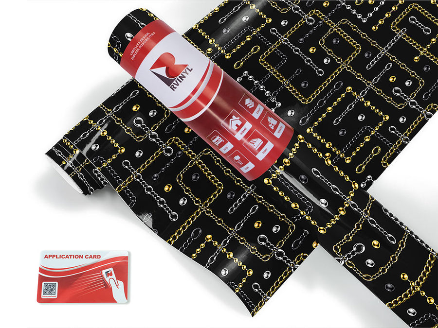 black shine bling Craft Vinyl Roll