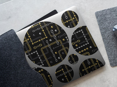 black shine bling DIY Laptop Stickers