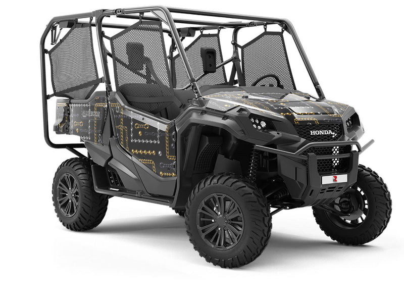 Black Shine Bling Utility Vehicle Vinyl Wrap