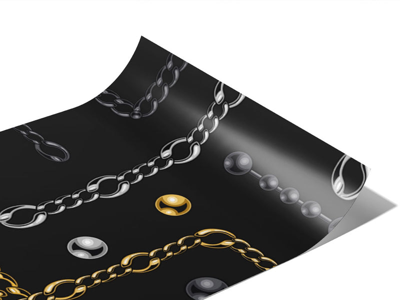 Black Shine Bling Vinyl Wraps~Rwraps Series 914 Digitally Printed Vinyl Wrap~0