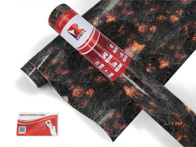 black smoke lava Craft Vinyl Roll