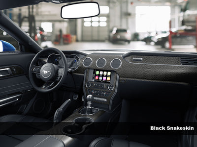 Black Snakeskin Dash Trim Kit