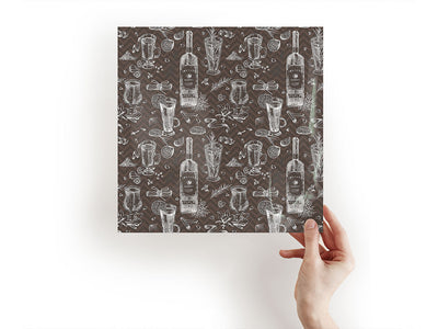 black spiced alcohol Craft Sheets