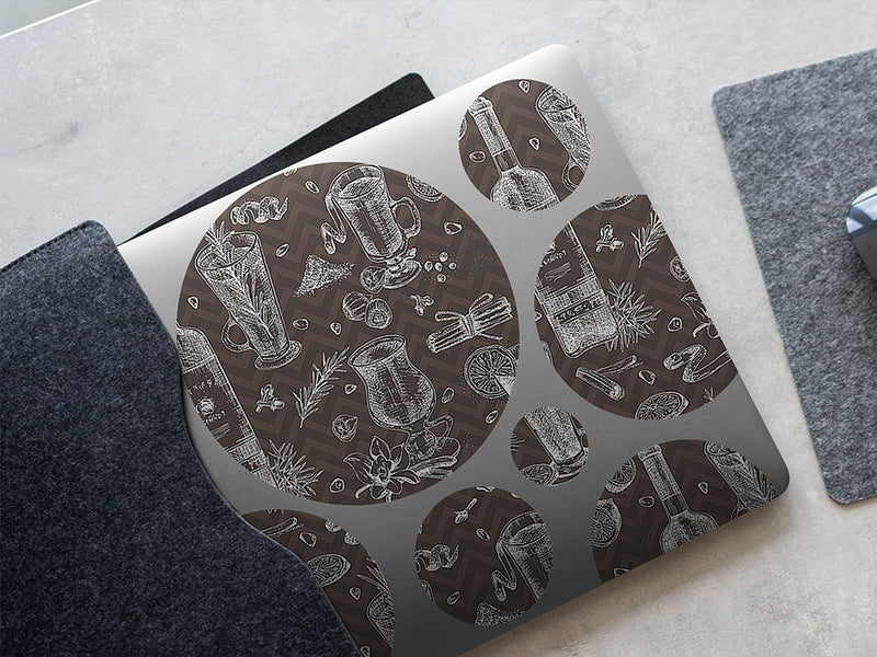 black spiced alcohol DIY Laptop Stickers