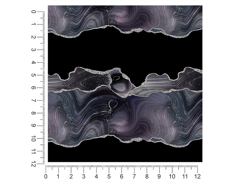 black spinel gemstone films 1ft x 1ft Craft Sheets