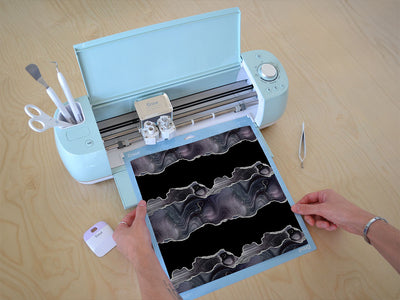 black spinel gemstone films Cricut Compatible Vinyl