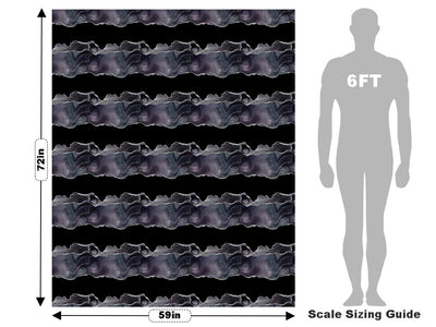 Black Spinel Gemstone Vehicle Wrap Scale~Rwraps Series 914 Black Spinel Gemstone Measurements~1