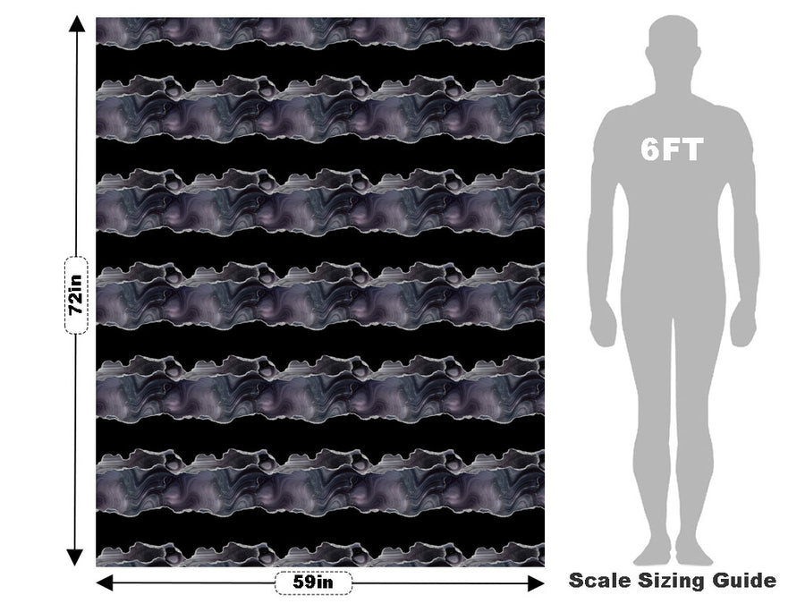 Black Spinel Gemstone Vehicle Wrap Scale~Rwraps Series 914 Black Spinel Gemstone Measurements~1